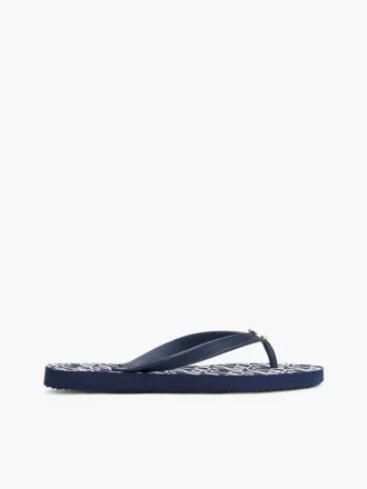 Accesorii metalice Flip-flop cu imprimeu TH Script