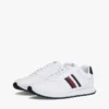 Adidași cu dungi caracteristice din piele mixtă Adidași cu dungi caracteristice din piele mixtă