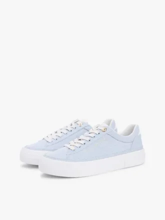 Adidași cu platformă din pânză