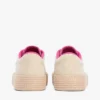 Adidași cu platformă din pânză cu textură mixtă Adidași cu platformă din pânză cu textură mixtă