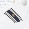 Adidași cu talpă cupă din piele și dungă din chingă Adidași cu talpă cupă din piele și dungă din chingă