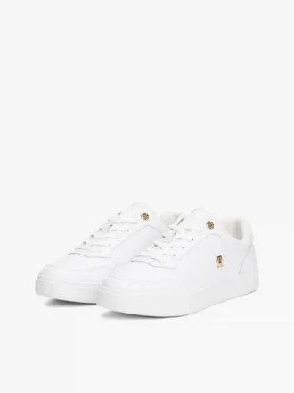Adidași de baschet din piele cu accente metalice