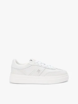 Adidași din piele cu platformă Adidași din piele cu platformă