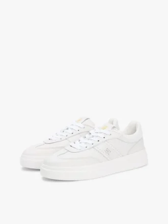 Adidași din piele cu platformă Adidași din piele cu platformă