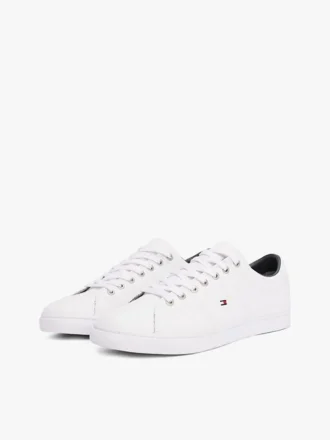 Adidași din piele cu steag