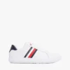Adidași din piele cu talpă cupsole și dungi Adidași din piele cu talpă cupsole și dungi