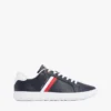 Adidași din piele cu talpă cupsole și dungi Adidași din piele cu talpă cupsole și dungi