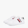 Adidași din piele cu talpă cupsole și dungi Adidași din piele cu talpă cupsole și dungi