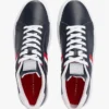 Adidași din piele cu talpă cupsole și dungi Adidași din piele cu talpă cupsole și dungi