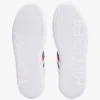 Adidași din piele cu talpă cupsole și dungi Adidași din piele cu talpă cupsole și dungi