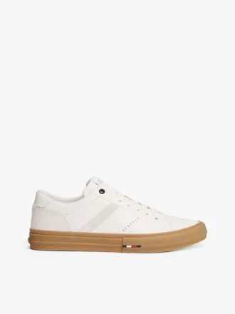 Adidași din piele cu talpă joasă