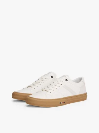 Adidași din piele cu talpă joasă