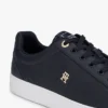 Adidași din piele cu toc și monogramă Adidași din piele cu toc și monogramă