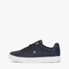 Adidași din piele cu toc și monogramă Adidași din piele cu toc și monogramă