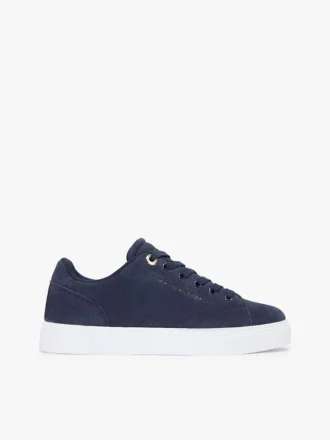 Adidași din piele de căprioară cu talpă cupsole