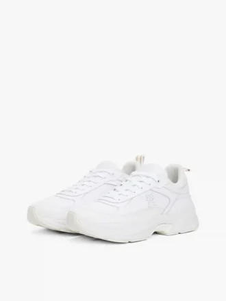 Adidași din piele groasă cu textură mixtă