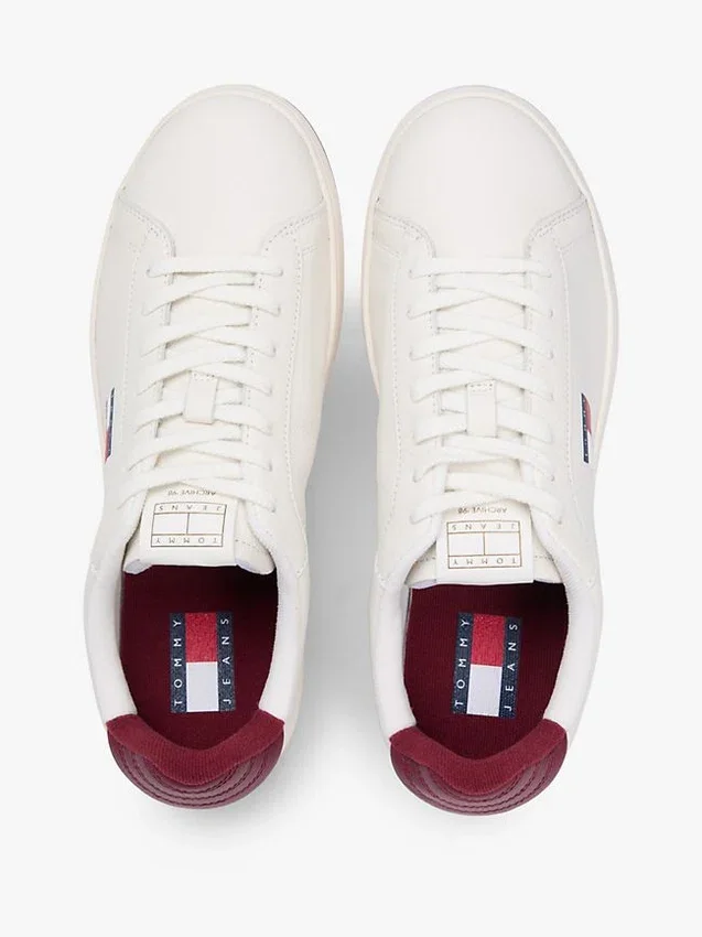 Adidași din piele Tommy Jeans Archive Adidași din piele Tommy Jeans Archive