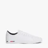 Adidași din piele vulcanizată cu dungi în formă de steag