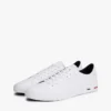 Adidași din piele vulcanizată cu dungi în formă de steag