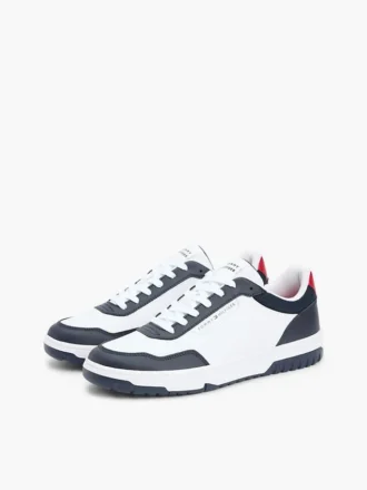 Adidași joși din piele mixtă