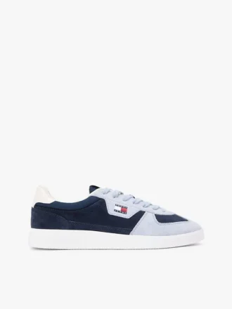 Adidași Tommy Jeans din piele de căprioară