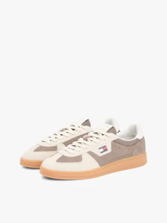 Adidași Tommy Jeans din piele de căprioară