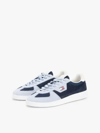 Adidași Tommy Jeans din piele de căprioară