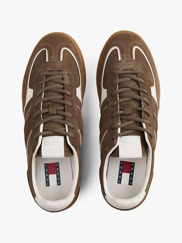 Adidași Tommy Jeans din piele de căprioară Adidași Tommy Jeans din piele de căprioară