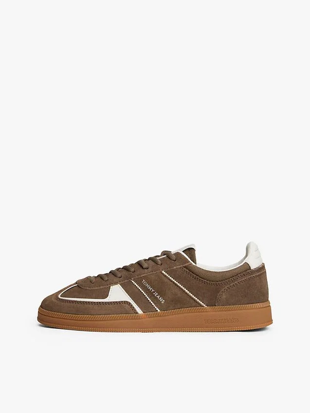 Adidași Tommy Jeans din piele de căprioară Adidași Tommy Jeans din piele de căprioară