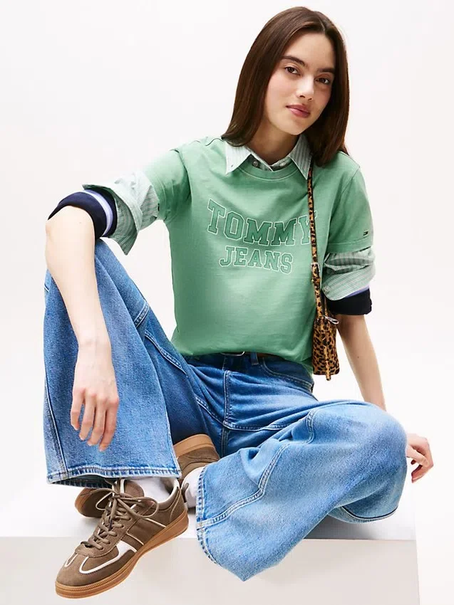Adidași Tommy Jeans din piele de căprioară Adidași Tommy Jeans din piele de căprioară