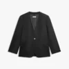 Blazer din amestec de in, croială lejeră Blazer din amestec de in, croială lejeră