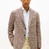 Blazer din amestec de lână cu carouri Glen Blazer din amestec de lână cu carouri Glen