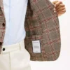 Blazer din amestec de lână cu carouri Glen Blazer din amestec de lână cu carouri Glen