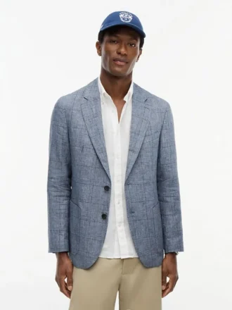Blazer din in cu croială regular de la New York Label
