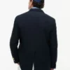 Blazer texturat din amestec de bumbac și lână Blazer texturat din amestec de bumbac și lână