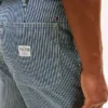 Blugi drepți, largi, cu dungi în stil feroviar Blugi drepți, largi, cu dungi în stil feroviar