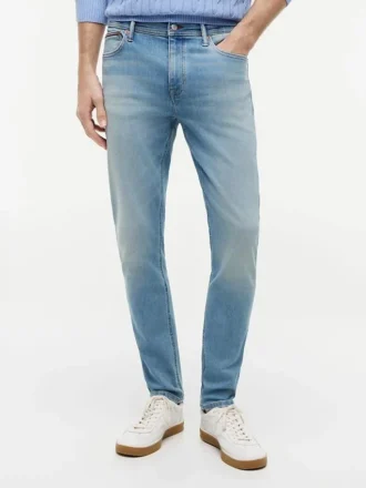 Blugi skinny decolorați