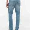 Blugi skinny decolorați