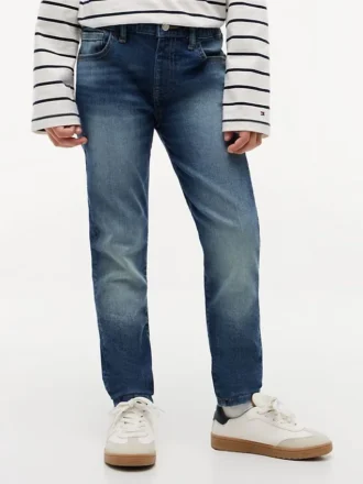 Blugi skinny pentru copii, fără nasturi