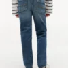 Blugi skinny pentru copii, fără nasturi Blugi skinny pentru copii, fără nasturi