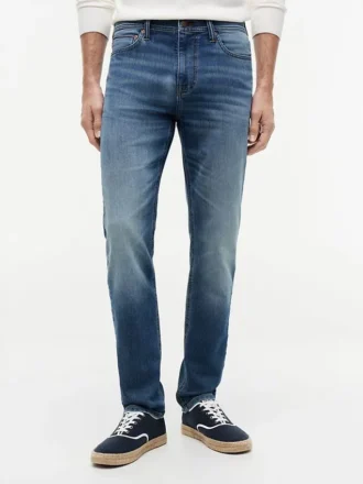 Blugi slim din denim tricotat THFlex