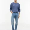 Blugi slim din denim tricotat THFlex Blugi slim din denim tricotat THFlex