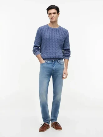 Blugi slim din denim tricotat THFlex