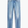 Blugi slim din denim tricotat THFlex Blugi slim din denim tricotat THFlex