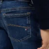 Blugi slim fit din denim elastic pentru copii Blugi slim fit din denim elastic pentru copii