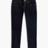 Blugi slim fit din denim elastic pentru copii Blugi slim fit din denim elastic pentru copii