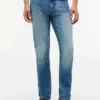 Blugi slim stretch decolorați Blugi slim stretch decolorați