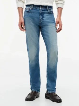 Blugi slim stretch decolorați