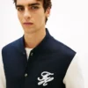 Bomber din material terry gros cu monogramă script Bomber din material terry gros cu monogramă script