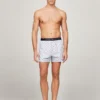 Boxeri slim fit din țesătură